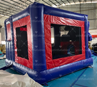 Rumah pantul tiup PVC terinspirasi Anime dengan perosotan tahan lama untuk taman bermain menyenangkan anak-anak penggunaan dalam ruangan & luar ruangan termasuk Blower
