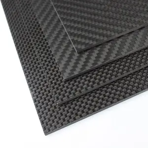 탄소 직물 플레이트 1.5mm 두께 cfrp 열 프레스 탄소 섬유 400x500mm