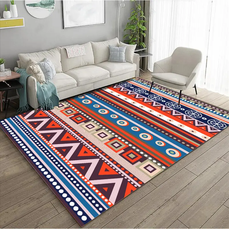 Không Dệt Shag Jacquard Moroccan In Tầng Thảm Phòng Khách Bohemian Thảm Handmade Thổ Nhĩ Kỳ Thảm Cho Trang Chủ