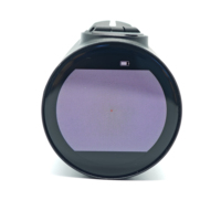 Mini caméra thermique Virgo S2 en alliage d'aluminium 0,5X-1X(2X) haute magnification portable 60Hz avec commandes tactiles, accessoires de chasse