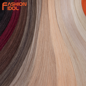 Extension per <span class=keywords><strong>Capelli</strong></span> Lisci Yaki, Fibra Sintetica Naturale Resistente al Calore, Tinta per <span class=keywords><strong>Capelli</strong></span> Biondi e Colorati - Product Image 6