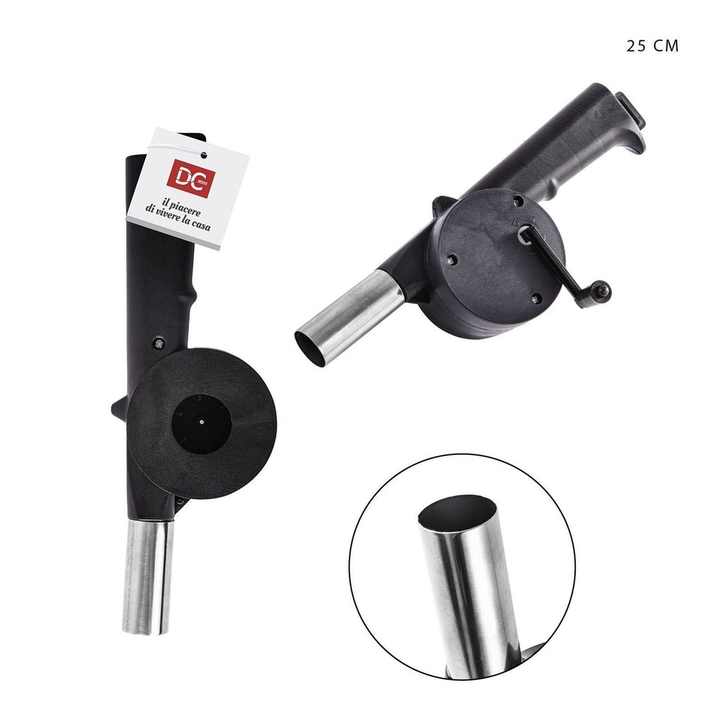 Manual BBQ Blower 25cm - Grilling Cooking Tool