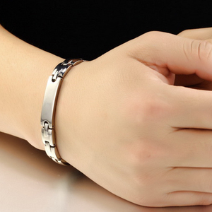 Pulsera de Energía Cuántica de Acero Inoxidable con Logotipo OEM Hoonni, <span class=keywords><strong>Iones</strong></span> <span class=keywords><strong>Negativos</strong></span>, Mejora el Sueño, Producto <span class=keywords><strong>para</strong></span> el Cuidado de la Salud - Product Image 4