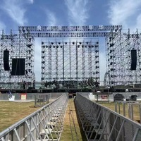 Structure de scène universelle en aluminium pour écran LED de concert, système de treillis pour exposition, scène carrée, toit de scène, éclairage universel