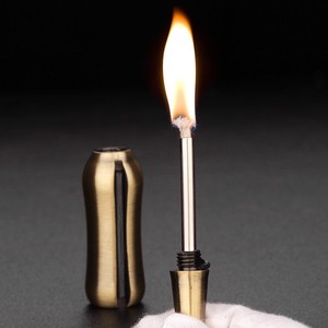 Wholesale Classic Vintage Jet Lighter with Factory Logo Customized Cheap Metal Kerosene Cigarette Lighter - Product Image 2