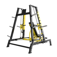 Banc multi-incliné pour équipement de musculation en acier commercial, presse pectorale, bras, système double puissance, machine Smith