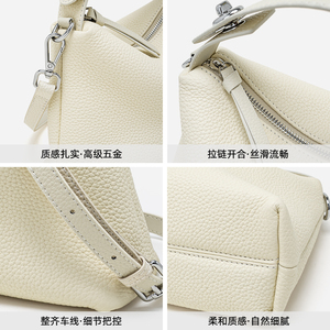 Nouveauté Sac à main en cuir véritable pour femme, best-seller, élégant, minimaliste et polyvalent, sac à bandoulière, sac croisé - Product Image 5