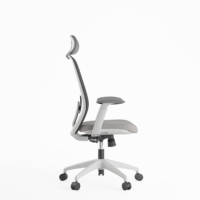 Chaise de bureau pivotante à dossier haut en maille de marque de luxe pour le personnel et les managers, chaises ergonomiques en maille