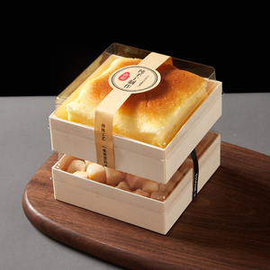 Boîte d'emballage de desserts en <span class=keywords><strong>bois</strong></span> personnalisée, fabriquée en usine, échantillon gratuit, durable pour la maison, les boulangeries et les cadeaux de fête - Product Image 2
