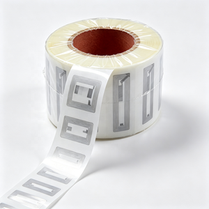 Rollo de Etiquetas RFID en Blanco de 13.56MHz, 76x45mm, PET, Impresión por Transferencia Térmica, para Sistemas de Control de Inventario en Almacenes, Venta al Por Mayor - Product Image 1