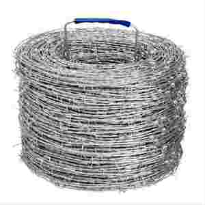 <span class=keywords><strong>Alambre</strong></span> de Púas de Hierro de Doble Hilo Electrogalvanizado en Rollo de 2.0-2.5mm JoyLink para Cercas de Seguridad en Granjas, Ganado y Carreteras - Product Image 5