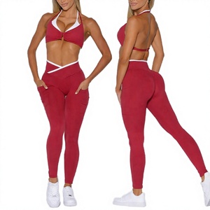 Conjuntos Deportivos de Yoga para Mujer, de Alta Calidad, Tallas Grandes, Diseño Personalizado con Logotipo Frontal, Cómodos y Portátiles - Product Image 2