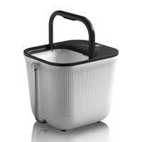 Masseur de pieds électrique intelligent de haute qualité avec massage Shiatsu automatique, bulles vibrantes et thérapie thermique, puissance 800W