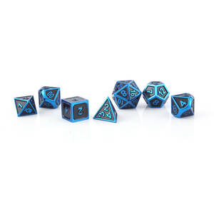 Ensembles de dés de jeu <span class=keywords><strong>RPG</strong></span> et DND en alliage de zinc de 20mm personnalisés Vente de polyèdre en métal classique en vrac par taille - Product Image 5