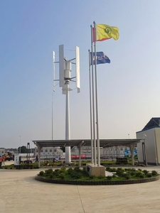 กังหันลมแกนตั้ง EU 10KW สำหรับใช้ในบ้าน ระบบไฟฟ้าแบบเชื่อมต่อกับระบบไฟฟ้าสาธารณะและแบบแยกส่วน ระบบผลิตพลังงานจากลม - Product Image 2