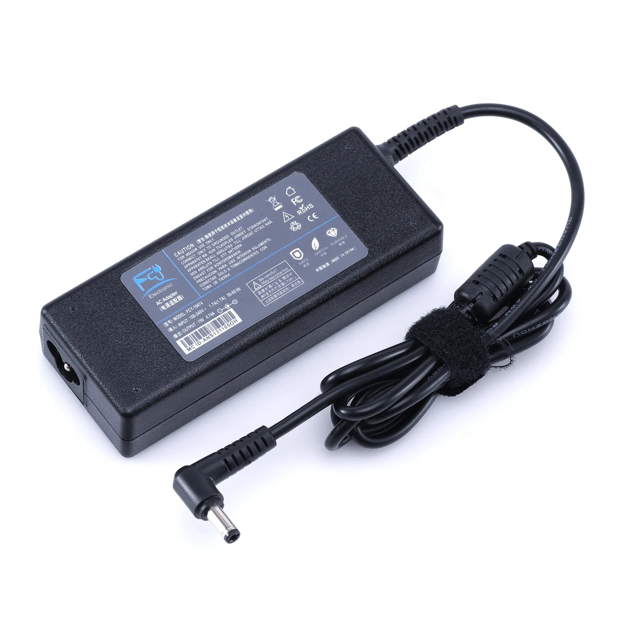 19V 4.74A 90W Universal AC Power Adapter Laptop Power Supply Adapter Charger For Lenovo / HP / Toshiba / Dell / Asus