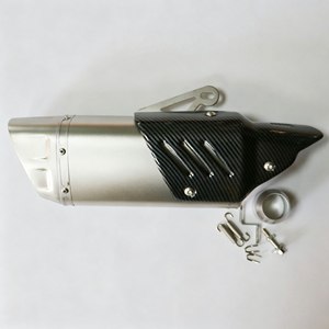 Tubo de <span class=keywords><strong>Escape</strong></span> para Motocicleta, Silenciador Akrapovich <span class=keywords><strong>Escape</strong></span> Moto 51mm para R6 R3 MT07 DUKE RC390 Ninja Z400 Z900 ZX6R <span class=keywords><strong>ER6N</strong></span> - Product Image 3