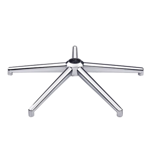 Base de chaise de bureau en aluminium moulé sous pression à 5 étoiles réglable ZPJ-001, <span class=keywords><strong>prix</strong></span> usine, pour support de <span class=keywords><strong>pied</strong></span> de chaise de bureau - Product Image 2