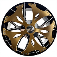 Jantes à roues pivotantes XTTD18 20 22 24 26 pouces pour Ford FSeries, Chevy Silverado, GMC Sierra, RAM, camionnettes américaines, grands SUV