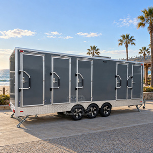 Toilettes portables pour camping-car, caravane, salle de bain préfabriquée, WC extérieur, douche extérieure avec toilettes, salle de bain extérieure pour remorque - Product Image 5