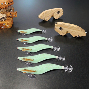 เหยื่อตกปลาหมึกยางเรืองแสงสีขาวรุ่น SJ056 สำหรับขายส่ง ขนาด 2.0 #   2.5 #   3.0 #   4.0 #   น้ำทะเลทำให้เกิด ABS - Product Image 5