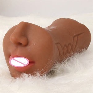 Jouets sexuels de poche pour hommes, masturbation réaliste, bouche, vagin, anus, 3 en 1, masturbateur masculin - Product Image 2