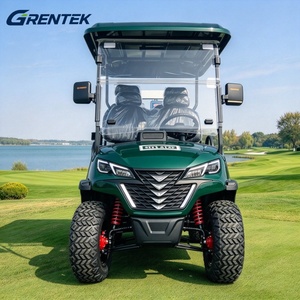 Voiturette de golf électrique professionnelle 2+2 places avec batterie au lithium, personnalisable, fabriquée en Chine pour usage privé - Product Image 3