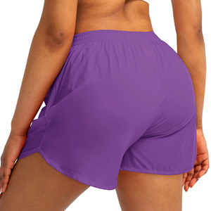 Shorts pour femmes Gym Lady taille élastique séchage rapide collants de Yoga respirant imperméable femme taille haute Shorts de course pour les femmes - Product Image 5