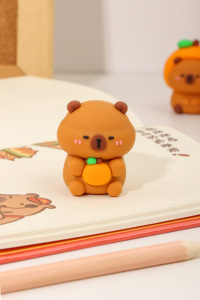 Tùy Chỉnh Hình Dạng Động Vật PVC Sáng Tạo Dễ Thương Capybara Nhỏ Bút Chì Mài Cho Bút Chì Capybara Văn Phòng Phẩm - Product Image 3
