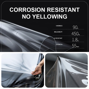 Film de protection de peinture automobile TPU Nano Céramique Série RED PPF Hydrophobe Super Brillant à Changement de Couleur Auto-Réparateur Anti-Rayures Protection UV - Product Image 4