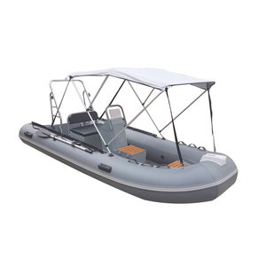 Nervure de coque en aluminium 4.5m 15ft hypalon sauvetage gonflable plancher en aluminium bateau rigide RIB - Product Image 5