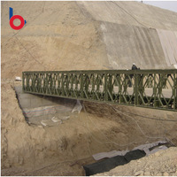 Pont Bailey en acier robuste à prix d'usine chinois avec services de soudage et de découpe pour la traversée de rivières et une utilisation temporaire
