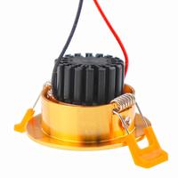 Mini 3w COB Aluminium Rotatif Plafond Spot Réglable Encastré LED Down Light Downlight IP44