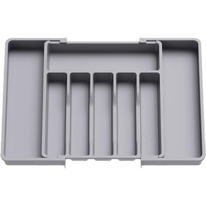 2026 Newest Expandable Utensil Tray Organizer,Dining Set <b>Storage</b> <b>Box</b> Home Portable Kitchen Utensil <b>Drawer</b> Organizer - Product Image 4