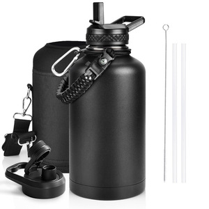 Outdoor Hiking Sports Insulated Stainless Steel Water <b>Jug</b> Camping Portable Big Capacity Vacuum Flask Thermal Water Bottle - Product Image 1