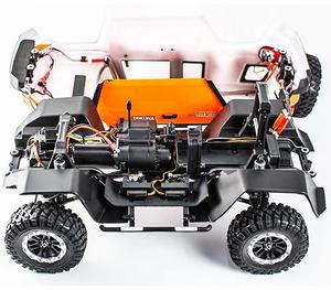 YIKONG YK4103 PRO <span class=keywords><strong>1</strong></span>/<span class=keywords><strong>10</strong></span> 4WD FJ Cruiser RC Trail <span class=keywords><strong>Crawler</strong></span> avec amortisseurs réglables et fixation magnétique sécurisée du corps - Product Image 5