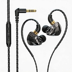 Audífonos Deportivos con Cable y Micrófono, 3.5mm / Tipo-C, Auriculares Supraaurales para Juegos y Correr - Product Image 1