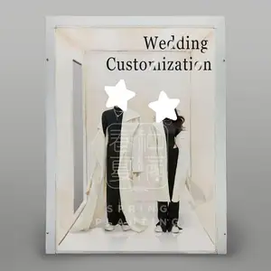 婚礼派对装饰活动用品亚克力杂志亭背景架婚礼照片亭盒