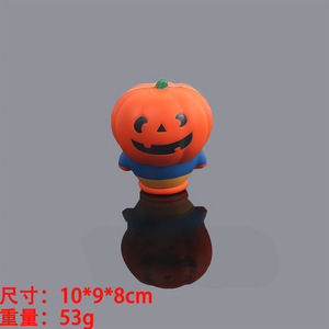 Nuevo Juguete Antiestrés de PU Personalizado con Forma de Calabaza de Halloween, Juguete Sensorial de Escritorio para Relajación en la Oficina - Product Image 6