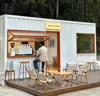 Magasins de conteneurs préfabriqués portables certifiés CE à vendre, conteneurs-bar, maisons mobiles, cafés, bars en conteneurs