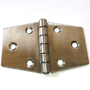 Stainless Steel Flat Folding <b>Door</b> Hinge Cabinet Butt Hinge Silent Bearing Hinge - Product Image 1
