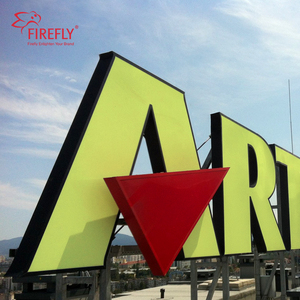 Nhà máy tùy chỉnh Ngoài Trời Chống gỉ kích thước lớn thép không gỉ <span class=keywords><strong>3D</strong></span> chữ Xây Dựng Thương mại mặt đất thường vụ signage - Product Image 5