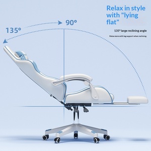 High Quality Comfortable Ergonomic Reclining Leather PC Gaming <strong>Chair</strong> Modern Revolving Budget-Friendly Office Computer <strong>Chair</strong> - Product Image 4