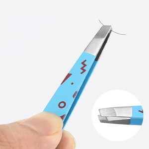 Pinzas para Cejas con Color y Empaque Personalizados, con Puntas Personalizadas, Hechas con Acero Inoxidable de Alta Calidad, GZ RTS, Pedido Mixto al por Mayor - Product Image 2