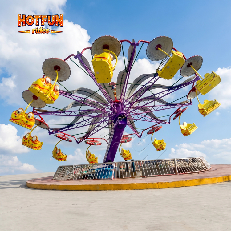 Most Popular Cheap Price Fun Fair Rides Adult Outdoor Amusement Games Equipment Double Flying Ride for Fun