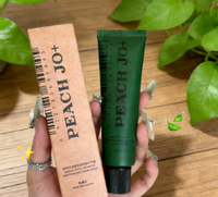 Crème pour les mains minimaliste PEACH JO+ à la pêche avec parfum de thé au dragon de jade - Hydratante et nourrissante