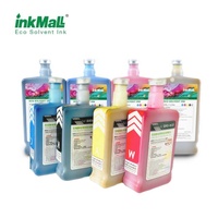 InkMall - Tinta Ecológica de Alta Fiabilidad para un Entorno sin Olores, Botella Galaxy de 500 ml Recargable, Tinta Eco Solvente para Plotter