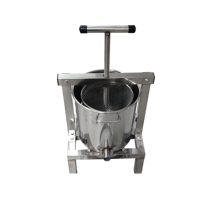 Nouvelle presse à miel en acier inoxydable de 20 L, presse à miel manuelle pour apiculteur