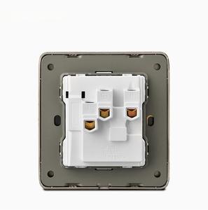 Enchufe de Pared Europeo con Panel Táctil, Interruptor de Doble Control con Material de PC de 10A para Luz de Pared - Product Image 6