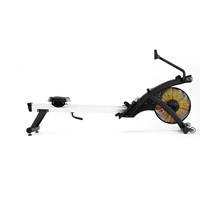Máquina de Remo Comercial para Gimnasio, con Múltiples Resistencias, para Ejercicios Cardiovasculares en Interiores, con Estructura de Acero Resistente, para Entrenamiento en Casa